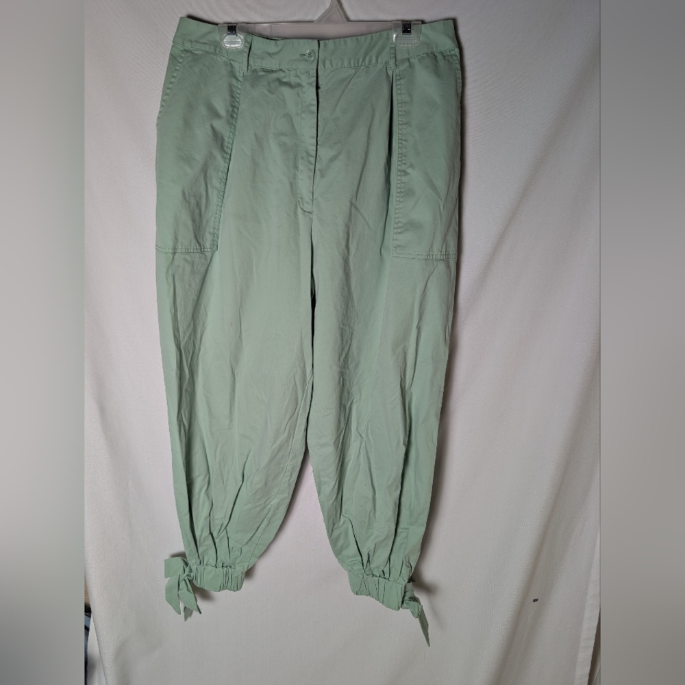Jalisaevaughn The Drop Green Cropped‎ Pants Size XL